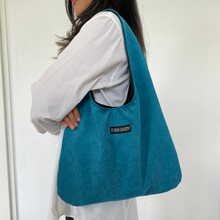 Load image into Gallery viewer, JAZZ Tote - Ribbed Petrol