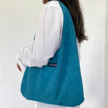 Load image into Gallery viewer, JAZZ Tote - Ribbed Petrol