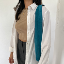 Load image into Gallery viewer, JAZZ Tote - Ribbed Petrol